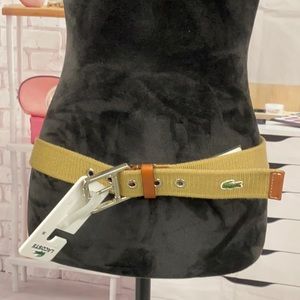 NWT Lacoste Tan Men’s Belt Size 36